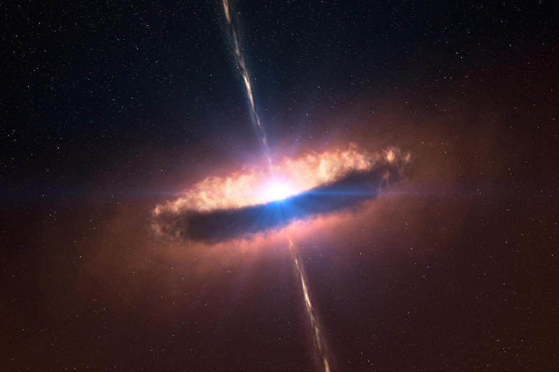 Dust cloud disk around a baby star - ESO/L. Calçada