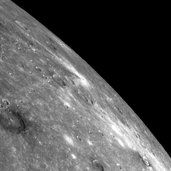 Mercury's Poe, Ailey and Balanchine craters and the Caloris basin