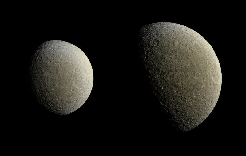 Cassini spacecraft returns to Saturn and its moon Rhea