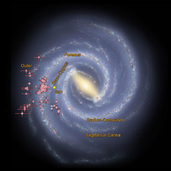 NASA's data helped trace the shape of our Milky Way galaxy's spiral arms